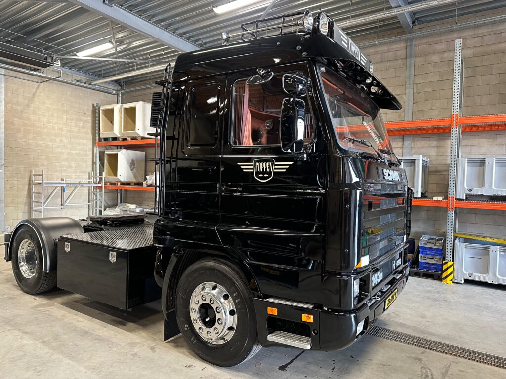 Vrachtwagen polijsten